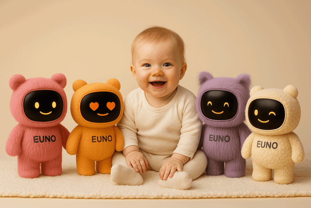 Bébé avec plusieurs euros